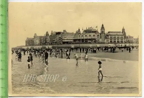 Oostende-Het Strand gel. 1935