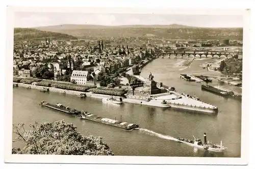 Koblenz am Rhein – Deutsches Eck, gelaufen