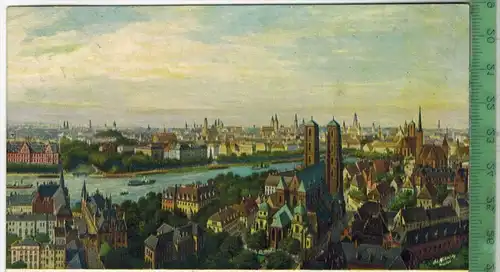 Breslau 1913, Verlag: Th. Lichtenberg, Breslau,  Postkarte, Amtliche Postkarte Nr. 15, Frankatur,  Stempel,