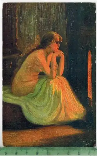 Gemälde 1926 Verlag: ------------,  Postkarte, Frankatur,  Stempel, STUTTGART  23.1.26  Maße:14  x 9 cm