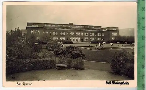 Bad Pyrmont, BVG Erholungsheim, 1952, Verlag: -----, POSTKARTE, Frankatur, Stempel, BAD PYRMON 5.8.52, Erhaltung: I-II