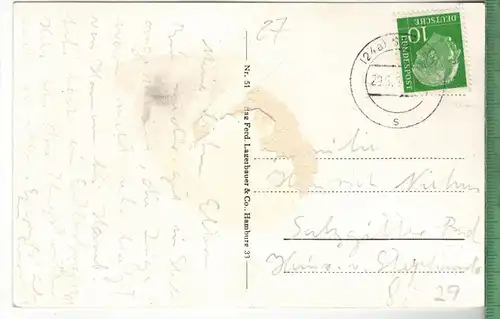 Stade St. Wilhadi-Kirche, Verlag: ---------------,POSTKARTE, Frankatur,  Stempel, Erhaltung: I-II,