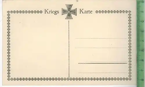 Kriegsminister von Falkenhayn-  Verlag: Gustav Liersch & Co., Berlin, POSTKARTE, -Erhaltung: I-II, unbenutzt,