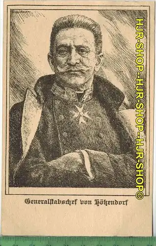 Generalstabschef von Hötzendorf-,  Verlag: B.G. Teubner, Leipzig und Berlin, POSTKARTE,-Erhaltung: I-II, unbenutzt