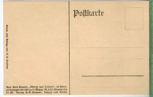 Kronprinz von Bayern-,  Verlag: B.G. Teubner, Leipzig und Berlin, POSTKARTE-, Erhaltung: I-II, unbenutzt