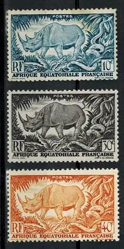 Afrique équatoriale francaise 3 x  ** Zustand: gut