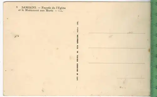 Samoens-Facade de L`Eglise, Verlag: ----, POSTKARTE, Erhaltung: I-II, unbenutzt Karte wird in Klarsichthülle verschickt.