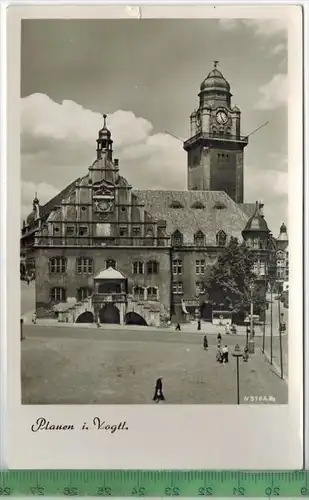 Plauen i. Vogtl. 1955, Verlag: G. Dick, Erlbach,  POSTKARTE mit Frankatur, mit  Stempel PLAUEN, 8.8.55, Erhaltung: I-II,