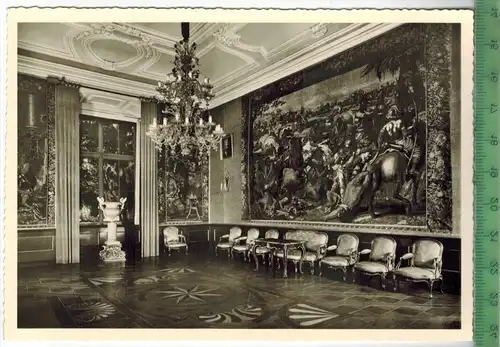 Schloss Detmold, Kleiner Gobelinsaal, Verlag: Ludwig Müller, Detmold, POSTKARTE, Erhaltung: I-II,