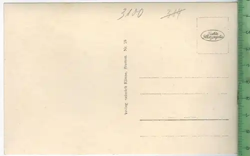 Lüneburger Heide, Totengrund bei Wilsede um 1940/1950, Verlag: Heinrich Kühne, Bremen,  POSTKARTE, Erhaltung: I-II,