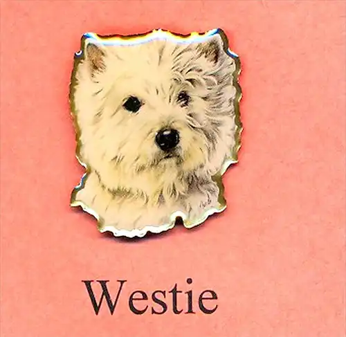 Hunde – Pins WESTIE, Maße: Höhe ca. 2,5 cm, Zustand: neu
