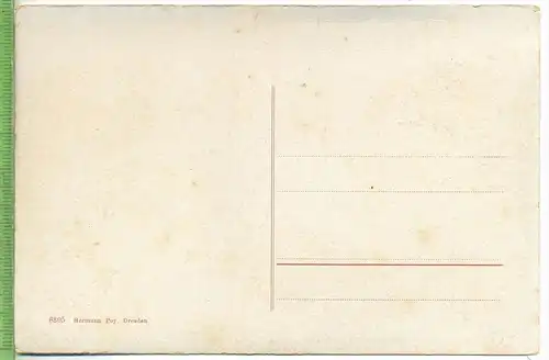 Wehlen, Sächs. Schweiz um 1910/1920, Verlag: Hermann Poy, Dresden, Postkarte,  Am oberen Rand eingerissen,  unbenutzt
