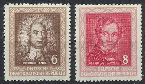 1952, MiNr. 308+309 **  Zustand: I-II, (H)