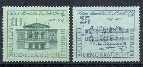1959, MiNr. 676+677  ** Satz 2 W  Zustand: I-II, (H)