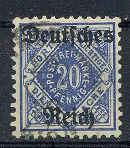 1920, MiNr. 55 Gest.  Zustand: I-II, (H)