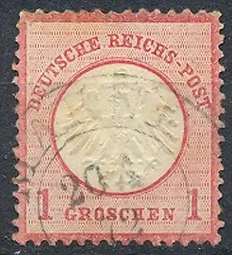 1872, MiNr. 4 gest.,  Zustand: I-II, (H)