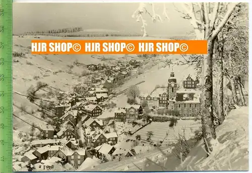 „Lauscha, Staatlich anerkannter Erholungsort“ um 1970/1980, Ansichtskarte  ungebrauchte Karte