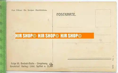 „Gmünd, Kärnten“ um 1940/19530 ungebrauchte Karte