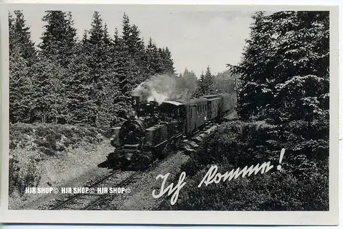 „ Kleinbahn“   um 1950/1960,  Ansichtskarte, ungebrauchte Karte