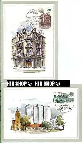 amtl. MK ( 5-8/ 1987 ) , MiNr. 3071-3074, 750 Jahre Berlin II