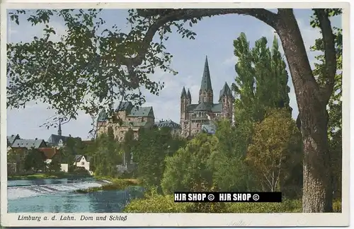 um 1940/1950 Ansichtskarte,  „Limburg a. d. Lahn“ mit Frankatur ( entfernt )