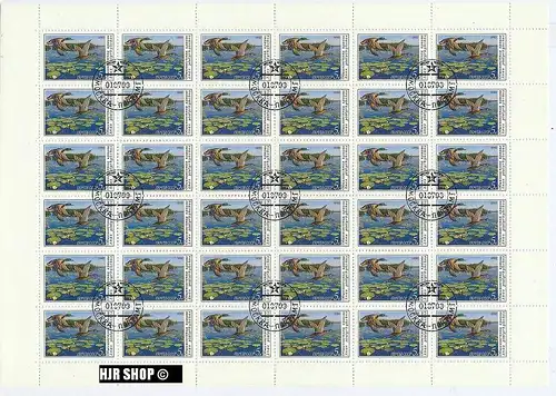 1990, Enten, Bogenware  25 Stck., gest. Zust. sehr gut