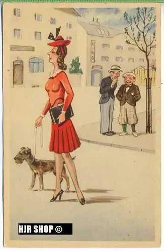 um 1950 Ansichtskarte "Humor", ungebrauchte Karte in  guter Erhaltung