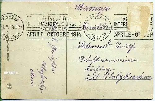 Postkarte, Venezia