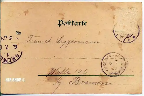 Postkarte, St. Goar u. Rheinfels.