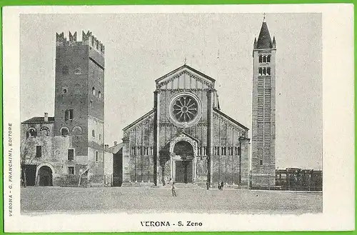 Ansichtskarte,  Verona -S. Zeno