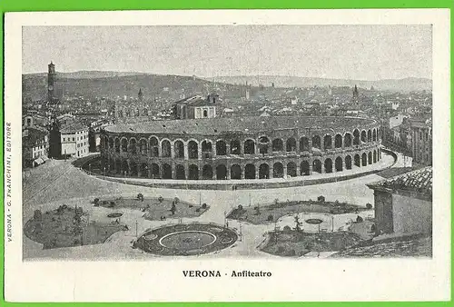 Ansichtskarte,  Verona - Anfiteatro
