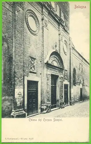 Ansichtskarte,  Bologna Chiesa del Corpus Domini