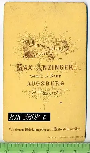 Fotographie, Max Anzinger, Augsburg