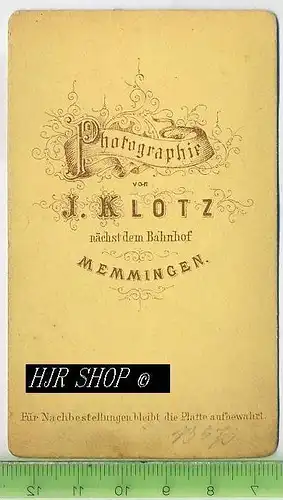 Fotographie, J. Klotz, Memmingen