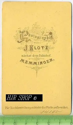 Fotographie, J. Klotz, Memmingen