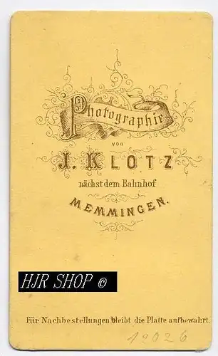 Fotographie, J. Klotz, Memmingen
