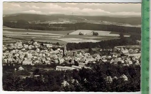 Blick von der Iburg auf Bad Driburg mit Kurviertel, Verlag: ---------,  Postkarte, unbenutzte Karte,  Erhaltung:I-II,