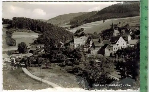 Gruß aus Friedrichsdorf i. Odw., Verlag: ---------,  Postkarte, unbenutzte Karte, Erhaltung:I-II,