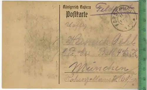 FELDPOST - 1918 -