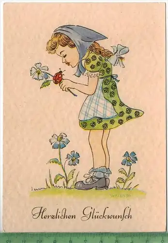 Herzlichen GlückwunschVerlag: --------, PostkarteErhaltung: I-II, ,Karte wird in Klarsichthülle verschickt.(H