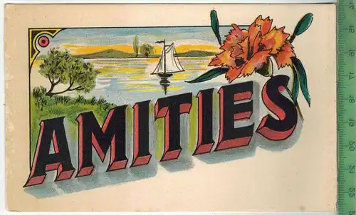 Alte Belgische Grußkarte