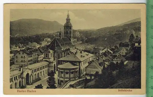 Baden-Baden, Stiftskirche -1922 -