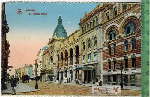 Ostende -1917-, Verlag. --------, FELD- POSTKARTE  ohne Frankatur, mit Stempel, gelaufen!! 3.9.17, Erhaltung: I-II,