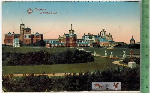 Ostende -1917-,Verlag. --------, FELD- POSTKARTE  ohne Frankatur, mit Stempel, gelaufen!! 11.9.17, Erhaltung: I-II,