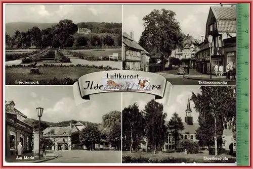 Luftkurort, Ilsenburg/Harz, Verlag: E. Riehn, Wernigerode,  POSTKARTE, Rückseite beschrieben, Erhaltung: I-II, unbenutzt