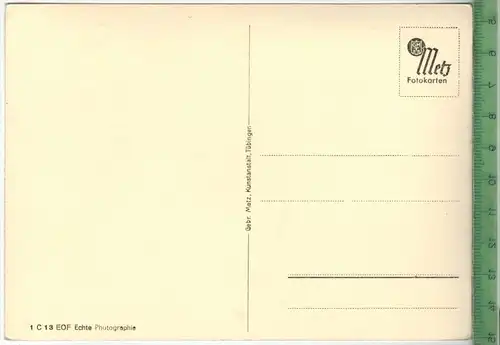 Heimwärts, Verlag: Gebr. Metz, Tübingen,  POSTKARTE, Erhaltung: I-II, unbenutzt, Karte wird in Klarsichthülle