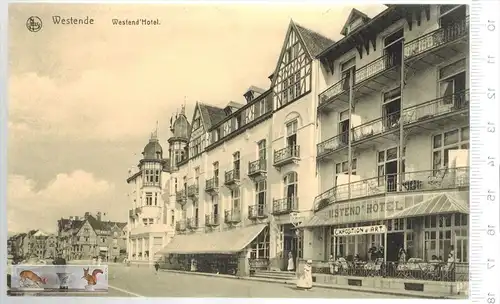 Westende Westend Hotel -- Verlag: Ern. Thill, Bruxelles, POSTKARTE, Erhaltung: I-II, unbenutzt
