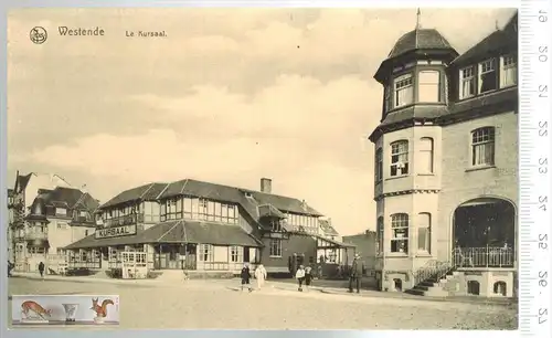 Westende Le Kursaal, Verlag: Ern. Thill, Bruxelles, POSTKARTE, Erhaltung: I-II, unbenutzt, Karte wird in Klarsichthülle