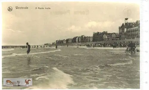 Westende A Maree haute -- Verlag: Ern. Thill, Bruxelles, POSTKARTE, Erhaltung: I-II, unbenutzt