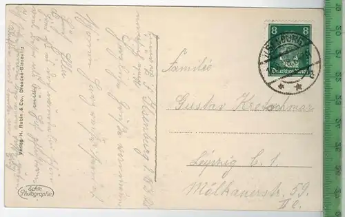 Ilsenburg i. Harz, Blick vom Ilsestein -1928 -Verlag: H. Rubin & Co., Dresden,   Postkarte, mit Frankatur, mit Stempel